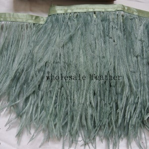 ostrich feather trimming fringe ostrich feather trim for party craft supply sewing supply 025