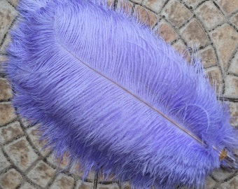 100 pc's licht paarse lavendel Struisvogel veren pluimen voor bruiloft middelpunt bruiloft decor
