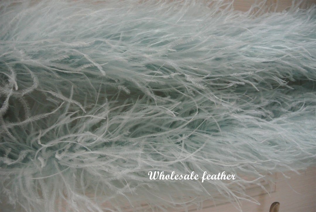 33colors 7 Ply Light Blue Ostrich Feather Boa for Costume Etsy