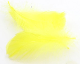 24 couleurs 100 pcs jaune GOOSE plumes lâches 3-5 pouces (8-13cm)