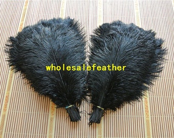 100 pcs black ostrich feather plumes for wedding centerpieces wedding decor party event supply