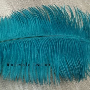 100 pcs paon bleu plume de plume d’autruche pour mariage pièce maîtresse de mariage décor de fête événement costumes
