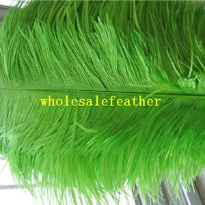 100 pcslime green ostrich feather plume for wedding centerpiece wedding decor party event supply