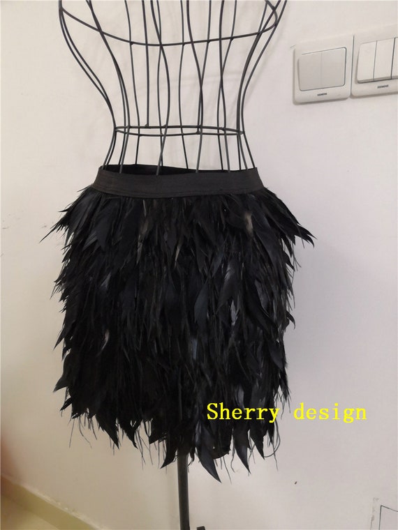 Feather Trim Skirt – TwentyFall