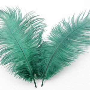 200 pcs deep green ostrich feather plumes for wedding centerpieces wedding decor party event supply