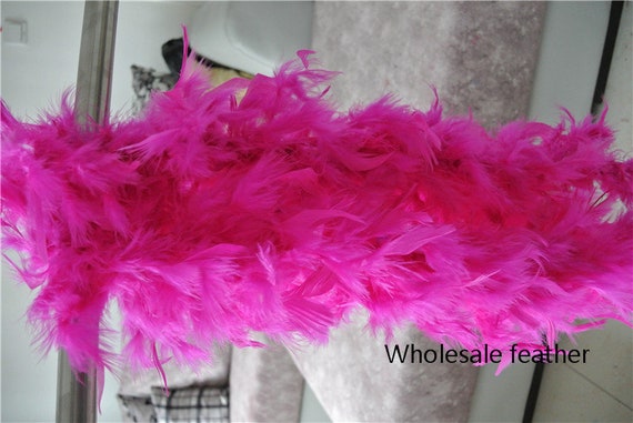 Hot Pink Marabou Feather Boa