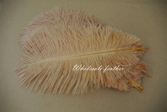 100 Pcs Gold Ostrich Feather Plume for Wedding Centerpieces