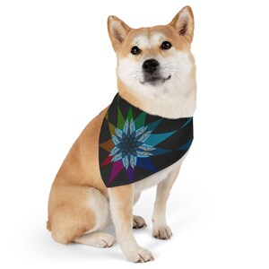 Colorful Pet Bandana Collar Stylish Dogs Accessories Fashion Gift for Dog Lovers Bandana MitzisNiFTis &#39;2.legendary.journey&#39; art by sovoccor