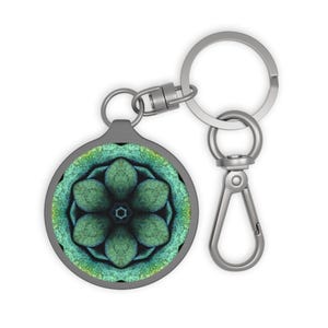Bellissimo portachiavi floreale, regalo perfetto per gli amanti della natura, accessori divertenti, ciondolo botanico portachiavi "Pioneer Spirit" Art di Mitzisniftis