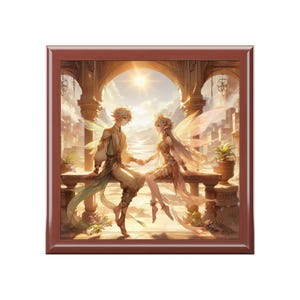 Wunderliche Märchen Schmuckschatulle, verzauberte Andenken-Halter, Fantasy-Dekor, Geschenk für sie, Hochzeit, Wohnkultur True Love Box