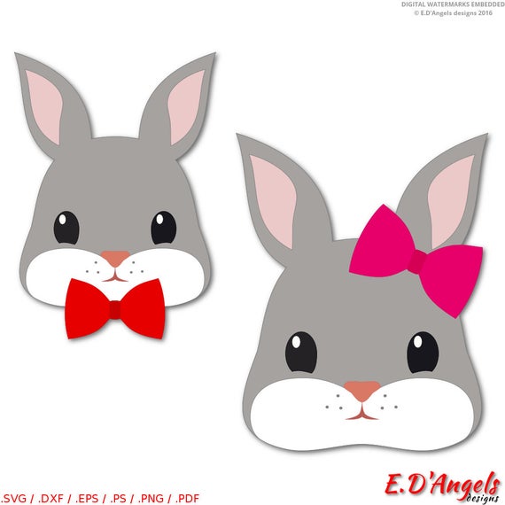 Download Easter bunny svg bunny face svg svg files for cricut files ...