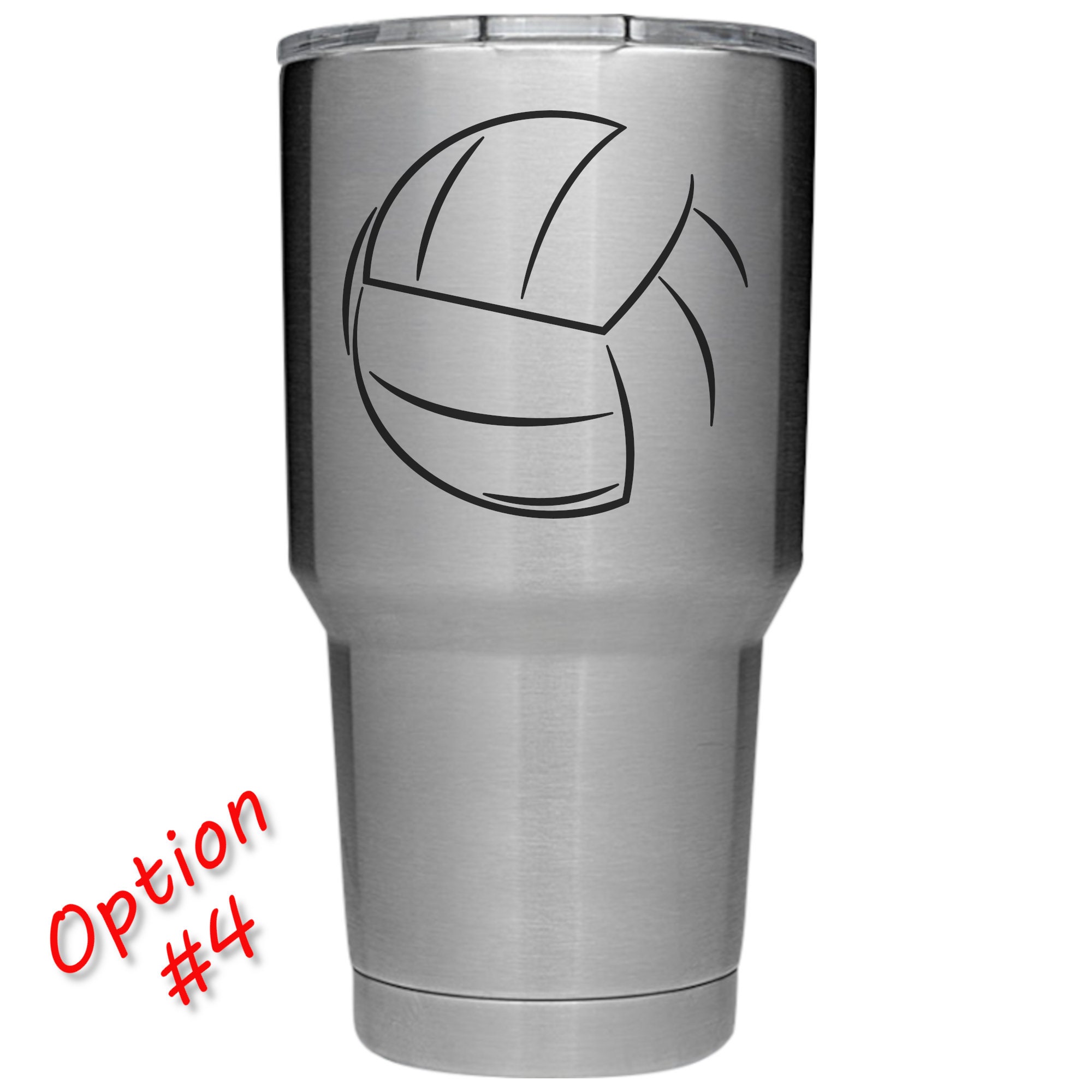 Volleyball Decal Volleyball Coach Gift Volleyball Yeti Etsy