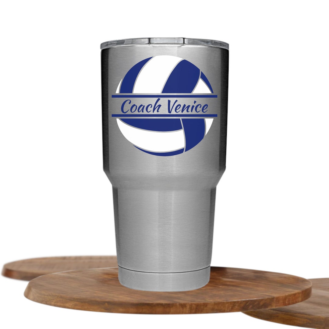 Volleyball Decal Volleyball Coach Gift Volleyball Yeti Etsy