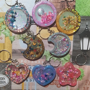 Resin Shaker Keychains