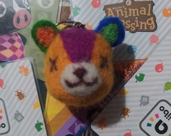 Stitches felt keychain