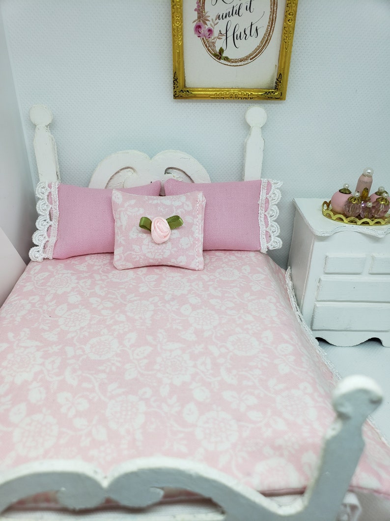 Miniature Dollhouse bedding Etsy