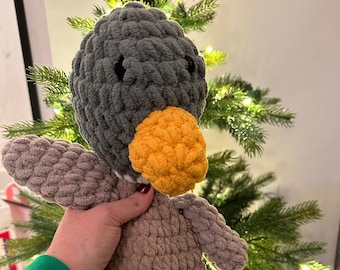 Duck Lovey, Mallard Duck Toy, Duck Nursery Decor, One Lucky Duck Theme, Duck Hunter Baby Gift, Duck Baby Blanket, Made to Order Baby Blanket