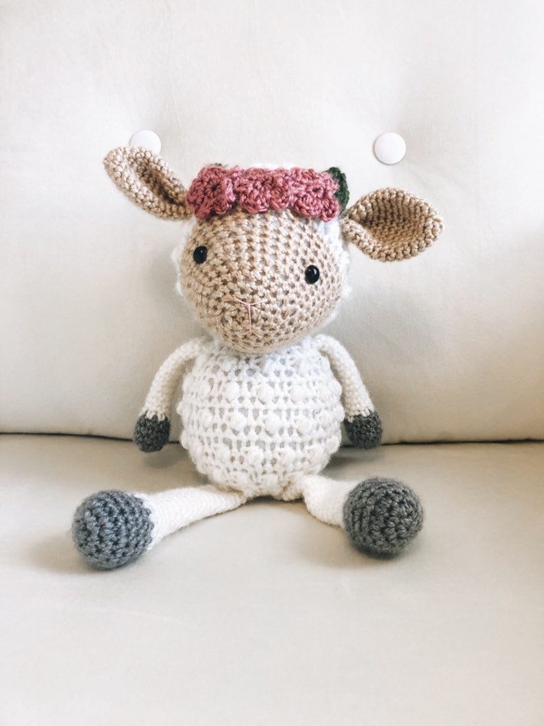 Crochet Sheep Stuffed Animal Sheep Stuffed Animal Farm image 0