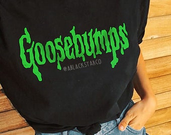 Goosebumps Short-Sleeve Unisex T-Shirt | 90's Shirt | Halloween Shirt, Fall Shirt , 2000's Shirt | Horror Shirt | Horror Gifts