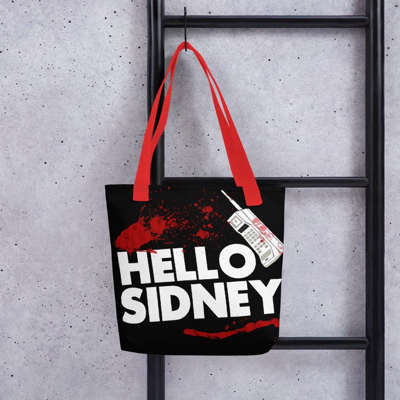 Scream Movie Tote Hello Sidney Tote Bag Halloween Bag Sidney Prescott Tote Bag