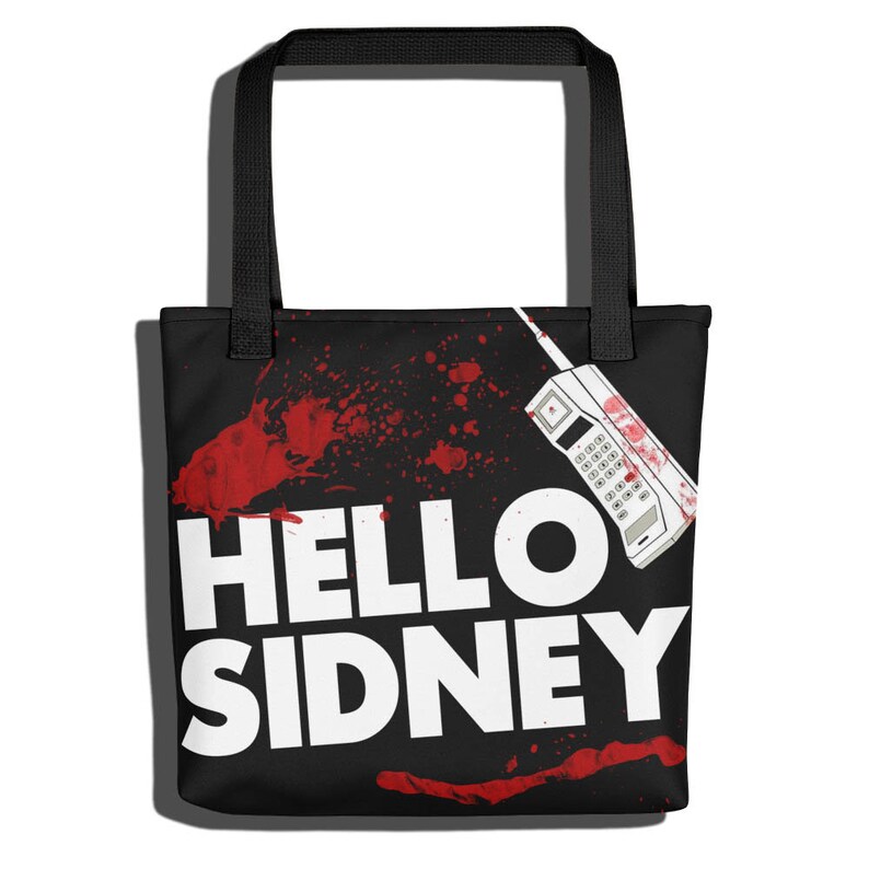 Scream Movie Tote Hello Sidney Tote Bag Halloween Bag Sidney Prescott Tote Bag