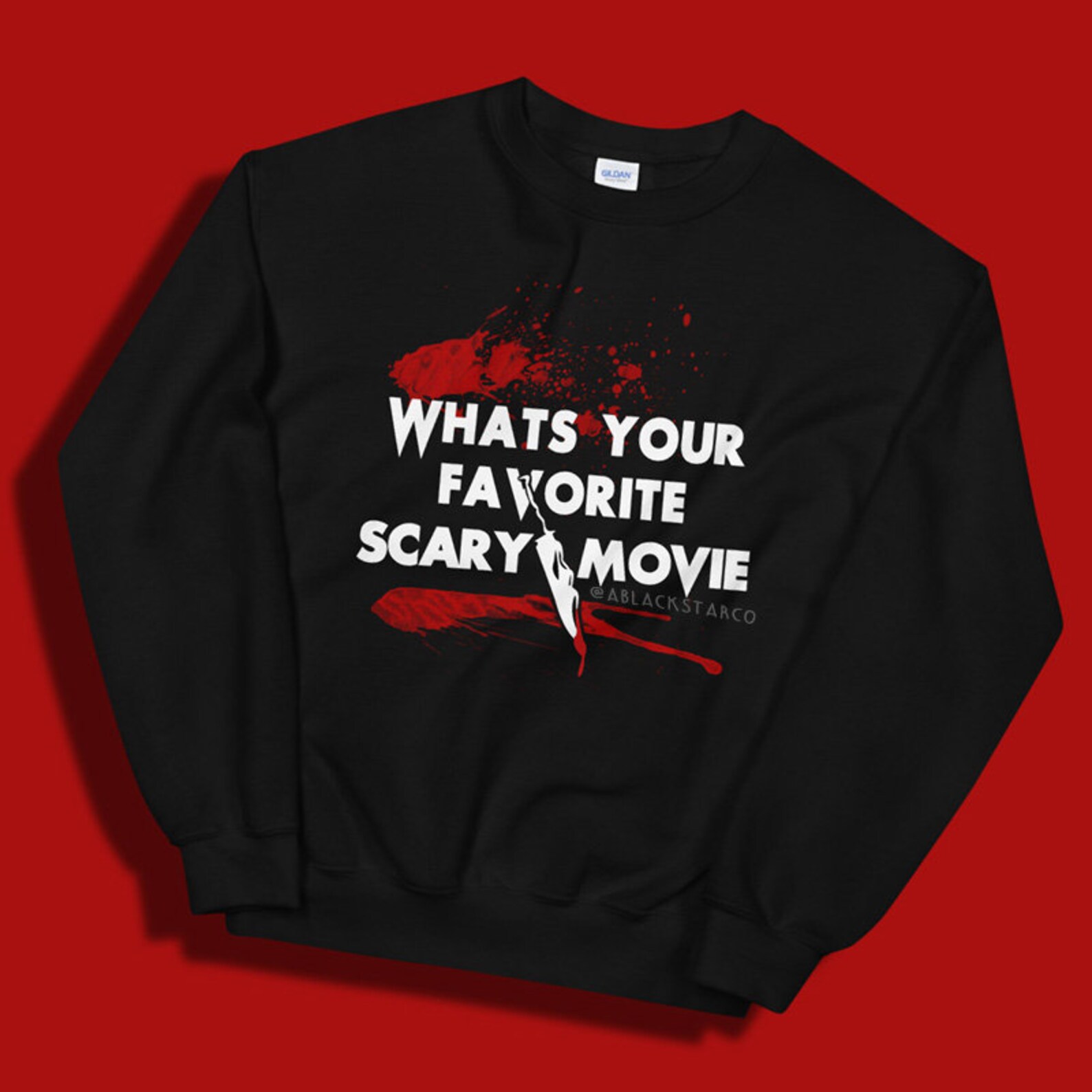 Whats Your Favorite Scary Movie Sweater Scream Movie Sweater - Etsy