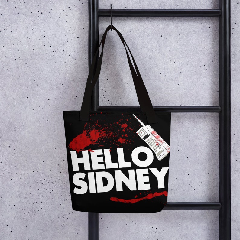 Scream Movie Tote Hello Sidney Tote Bag Halloween Bag Sidney Prescott Tote Bag