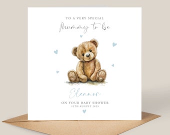 Baby Shower Card, Mum To Be Card, Mum To Be Card, Personalised Baby Shower Card