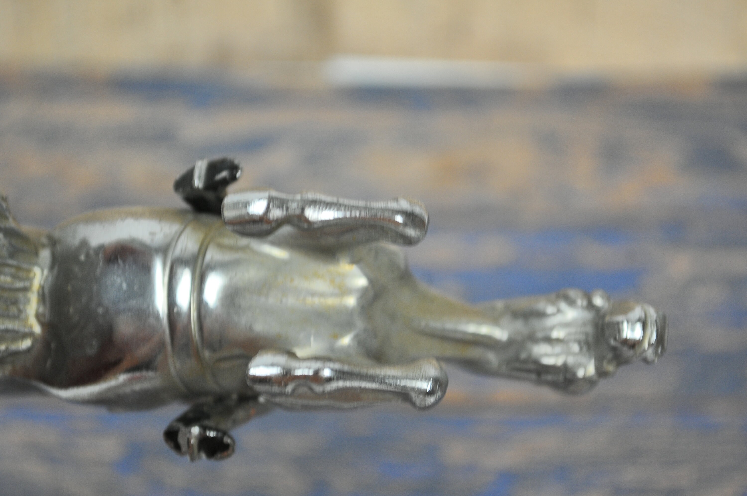 Horse hood ornament jumping horse vintage equestrian show Etsy