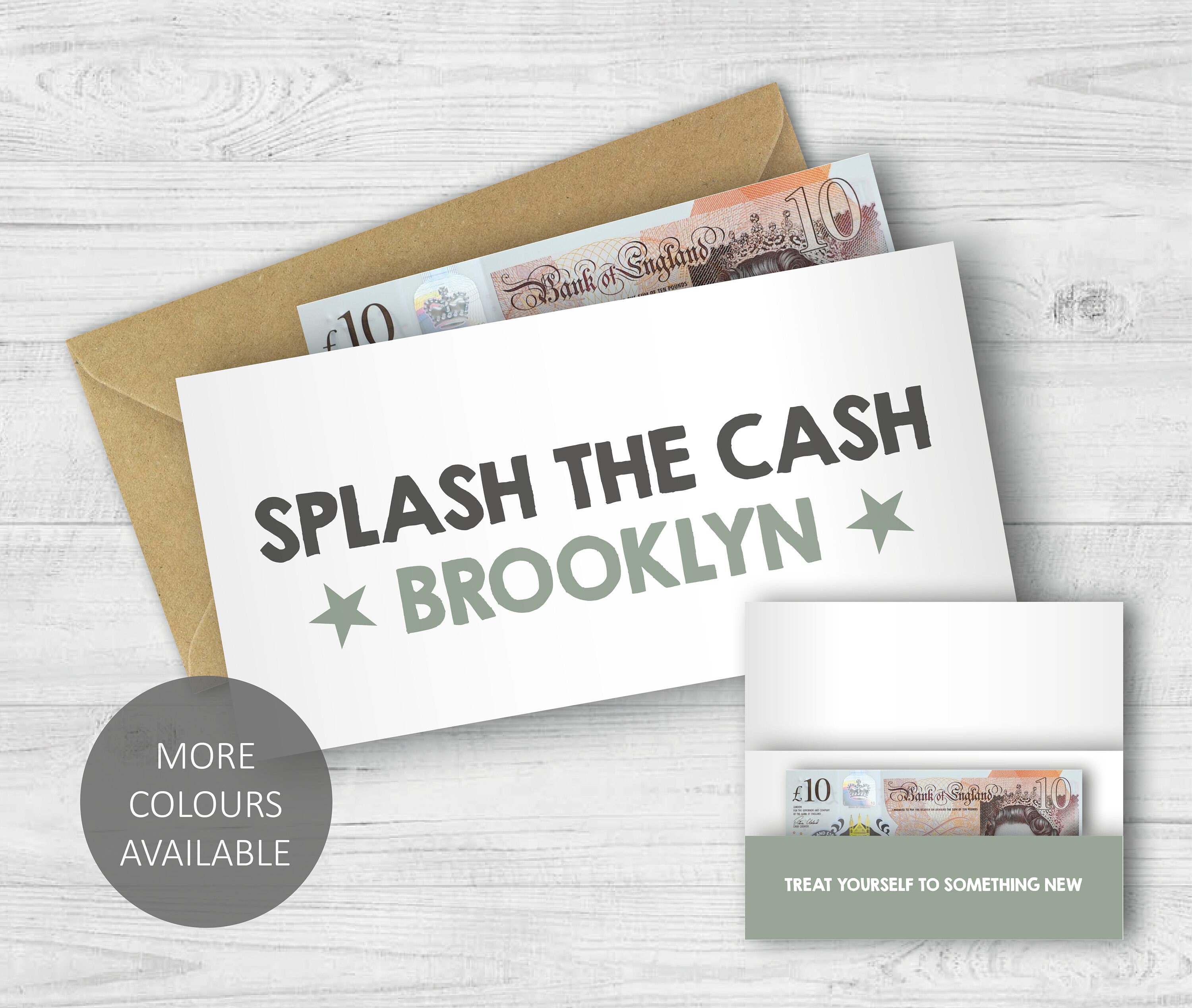 Personalised Birthday Money Wallet Gift Voucher Envelope for Etsy