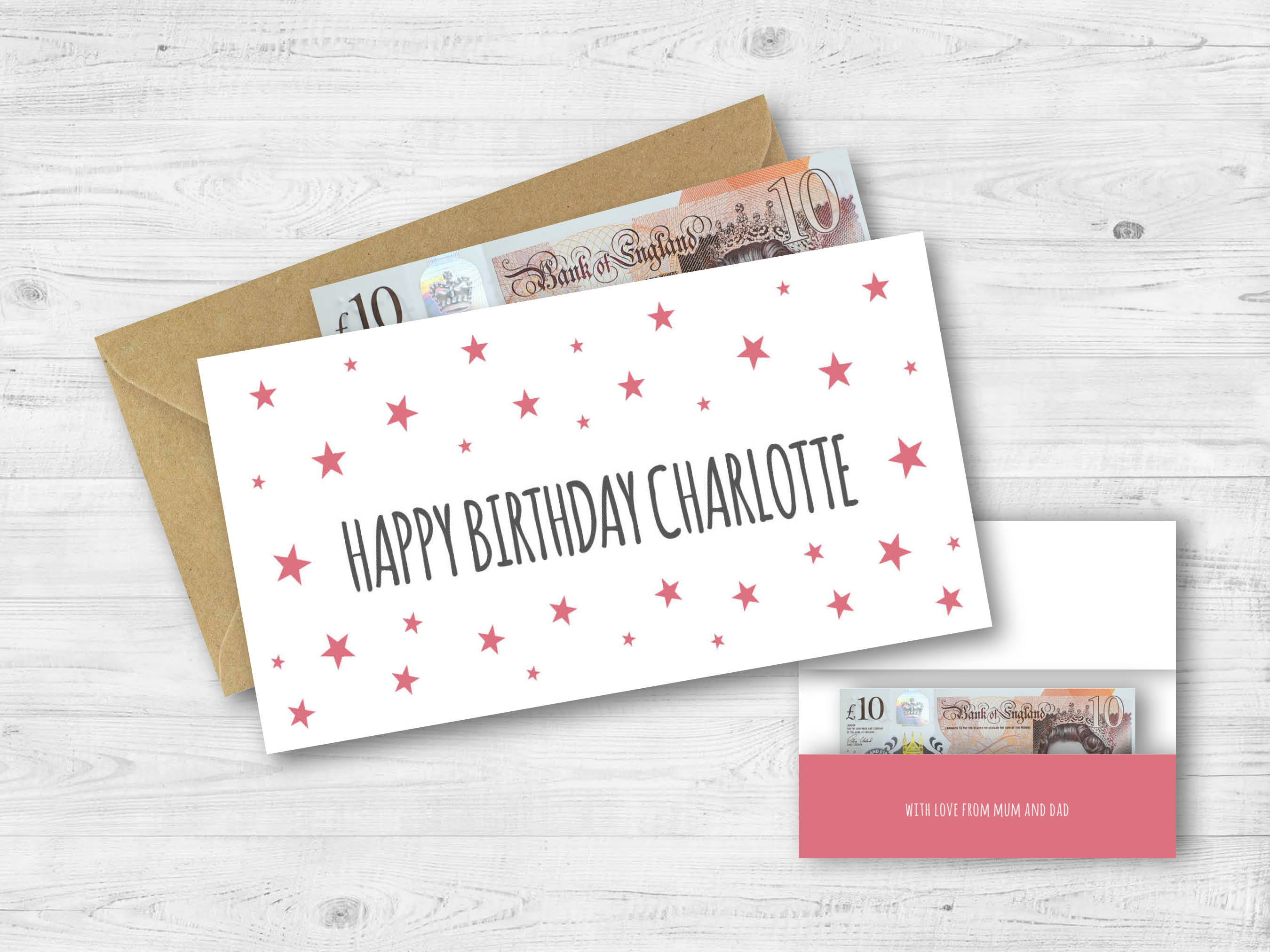 BIRTHDAY Money Wallet Personalised Birthday Money Card for Etsy UK