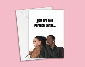 Brown Sugar Movie Greeting Card, Valentine's Card, Black Love Movie - Happy Valentine's Day
