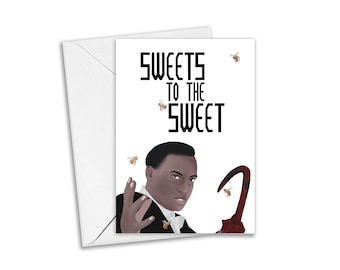 Candyman Greeting Card, Halloween Themed Card, Black Horror Movie - Happy Halloween