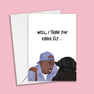 Biglietto d'auguri del film Poetic Justice, biglietto di San Valentino, film Black Love - Buon San Valentino