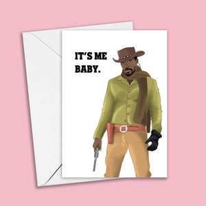 Biglietto d'auguri del film Django, biglietto di San Valentino, film Black Love - Buon San Valentino