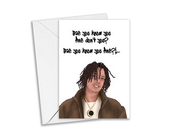 Skilla Baby Greeting Card, Hip hop Greeting Card, Rap Greeting Card - Happy Birthday