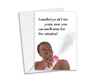 Friday Greeting, John Witherspoon Greeting Card, Father's Day Greeting Card, Throwback Film - Black Greeting Card
