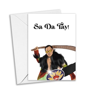Pootie Tang biglietto d'auguri, biglietto d'auguri classico di culto, biglietto d'auguri divertente, Sa Da Tay, commedia, film neri - Buon compleanno