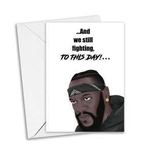 Deontay Wilder-wenskaart, Black History Month Card, To This Day - Happy Black History Month