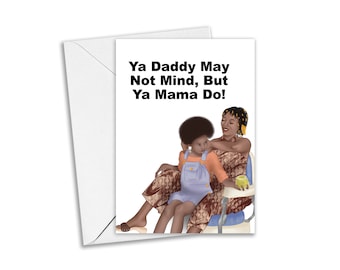 Crooklyn Greeting, Spike Lee Greeting Card, Mother's Day Greeting Card, Throwback Film - Black Greeting Card