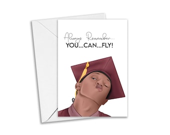Drumline Greeting Card, Nick Cannon Greeting Card, Graduation Greeting Card, Graduate, Throwback Film, Classic Film - Black Greeting Card
