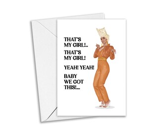 BAPS Greeting Card, BFF Greeting Card, Funny Greeting Card - Happy Birthday Greeting Card
