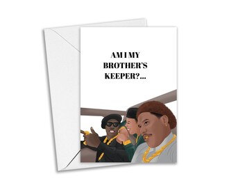 New Jack City Greeting Card, Birthday Greeting Card, Movie Greeting Card, Brother Greeting Card - Happy Birthday Greeting Card