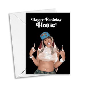 Meg the Stallion Grußkarte, Hip Hop Grußkarte, Htown Grußkarte, Hottie, Rap - Happy Birthday