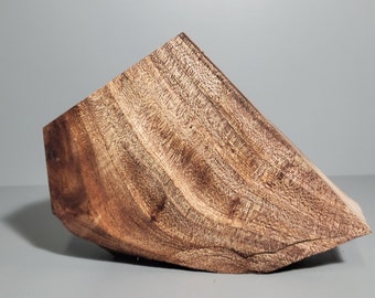 Blocs de sculpture en bois dur 6 x 8, 3 pouces d'épaisseur, gros morceau d'orme rouge séché à l'air libre, forme organique, bord raffiné