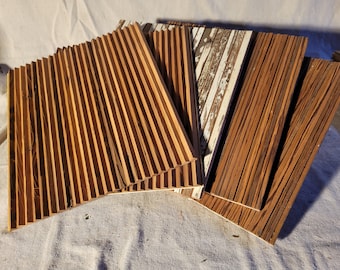 3-D wood panel 5 pack Sample