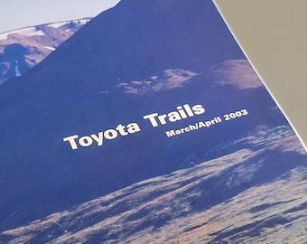 Toyota Land Cruiser vintage TLCA publication Toyota Trails collectable 2003 Glossy