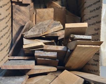 Black Walnut Wood Craft Supply: Jewelry Making, Marquetry, Intarsia