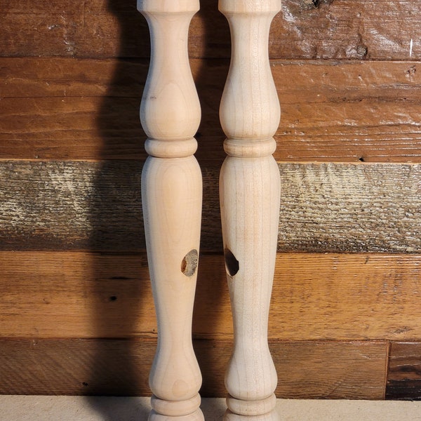 Turned Wood Legs Etsy