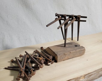 Old Square Nails Salvaged From a Farm house built In the 1890's
